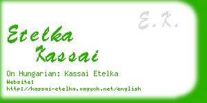 etelka kassai business card